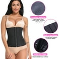 thumbnail image 3 of QRIC Women's Underbust Latex Sport Girdle Waist Trainer Corsets Boned Body Shaper, 3 of 6