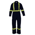 thumbnail image 1 of Flame Resistant FR High Visibility Hi Vis Coverall - 88% C/12% N, 1 of 4