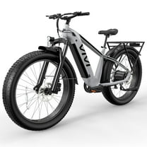 Vivi 26" x 4.0 Electric Bike for Adults, Peak 1475W Motor Fat Tire Ebike, 25MPH Electric Mountain Bike, 60Miles Electric Bicycle with 48V 15AH Battery, Torque Sensor, 7 Speed, Hydraulic Brake, 2849