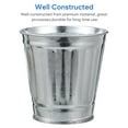 thumbnail image 5 of Mini Trash Can Outdoor Garbage with Lid Container Waste Paper Basket Vintage Metal Office - 3.74" x 3.54" x 3.74" (L x W x H), 5 of 11