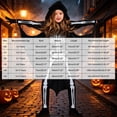 thumbnail image 5 of OJSFQUFP Trick-or-Treat Outfit Halloween Kids Bat Skeleton Overall Suit,Scary Halloween Outfit for Boys and Girls, 5 of 6