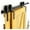 5FT, variant on 5/5.5/6/6.6FT Bypass Sliding Barn Door Hardware Track Kit, J Shape Hanger Set, For Double Wooden Doors Use, Single Track ,Easy to Install