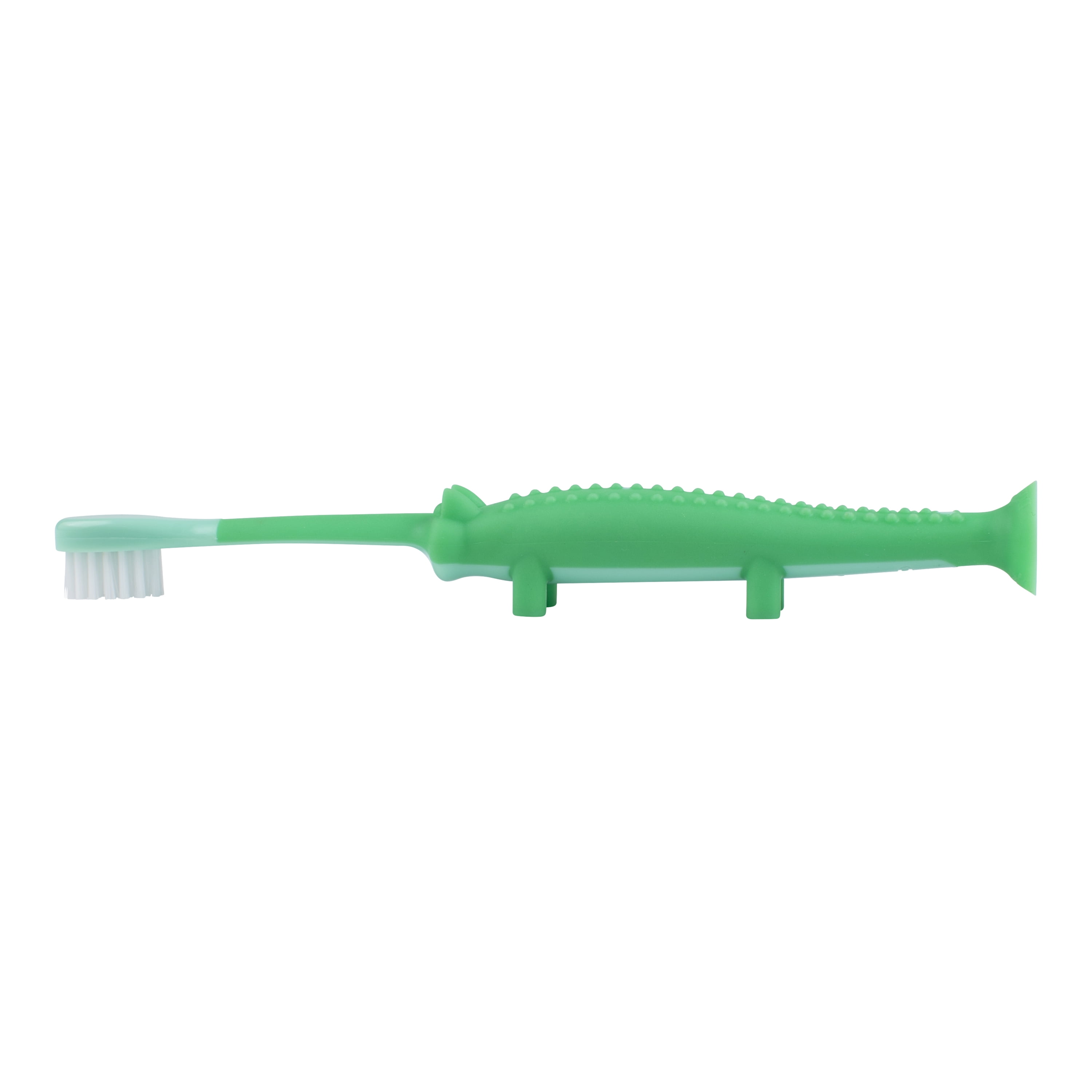Dr. Brown's Toddler Toothbrush with Soft Bristles, Green Crocodile, BPA-Free, Ages 1-4 Years, 1-Pack