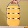 thumbnail image 3 of Boîte Bento Portable Empilable en Acier Inoxydable Thermique Étanche, 3 of 11