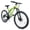 Green,White, variant on Ambifirner Mountain Bike, 26 Inch Bike,21-Speed Drivetrain, Aluminum Frame, Suspension Fork, Dual Shock Absorptio, Mechanical Disc Brakes, Ideal for Trail Riding & Touring, 85% Pre-Assembled