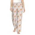 thumbnail image 2 of Lsque Funny Chicken Print Women's Pajama Pants, Lounge Pant - Comfortable Home Wear,Elastic Waistband, Stylish Design-XX-Large, 2 of 9