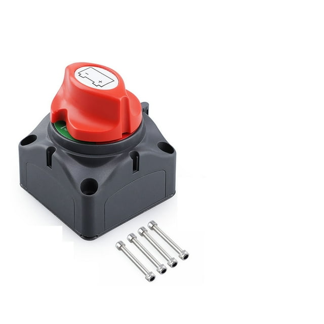 (On/Off) DC 12V-60V 100A-300A Car RV Boat Marine Battery Selector Isolator Disconnect Switch Rotary Cut ,Wide Use