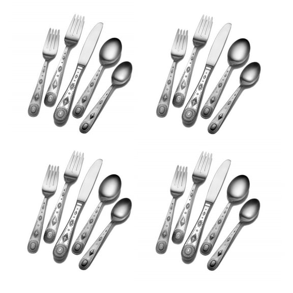 Wallace Taos Stainless Steel 20pc. Flatware Set (Service for Four)