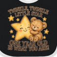thumbnail image 4 of Inktastic Twinkle Twinkle Little Star First Birthday Boys or Girls Baby Bib, 4 of 4