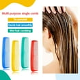 thumbnail image 5 of 4 PCS Hair Combs,Plastic Pocket Combs Fine Dressing Comb for Men And Women With Different Types Of Hair (Multi Color), 5 of 6