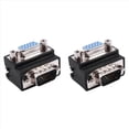 thumbnail image 1 of 2X 15 Vga Macho A Hembra M / F Adaptador de Angulo Recto, 1 of 5