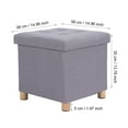 thumbnail image 4 of Foot Rest Stool, Storage Storage Ottoman Folding Storage Ottoman Folding Ottoman With Storage With  For Living Room Bedroom For Hallway For Footrest, 4 of 8