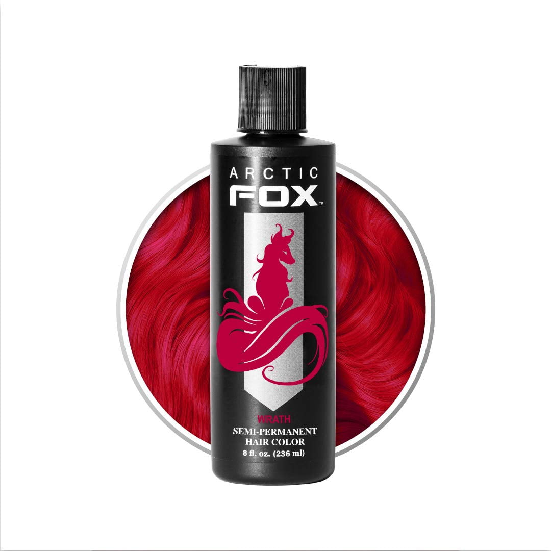 Arctic Fox Vegan And Cruelty-Free Semi-Permanent Hair Color Dye (8 Fl Oz,  Wrath) - Walmart.Com