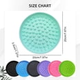 thumbnail image 3 of 2-in-1 Slow Feeder Lick Mat Bowl, Anti-Anxiety Interactive Puzzle Feeder, Durable Non-Slip Slow Eating Dish for Dog Cat Daily Mental Stimulation, 3 of 7