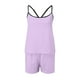 thumbnail image 3 of MKLEKYY Short Deportivo Mujer Casual Color Sólido Suspender Chaleco Pantalones Cortos Pijamas para El Hogar conjunto de Pantalones de Pijama, 3 of 4