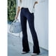 thumbnail image 3 of Pantalones Acampanados,Pantalones Acampanados De Mujer Pantalones Altos De Mujer Slim Fit Pantalones De Bolsillo Eficiencia Maximizada, 3 of 6