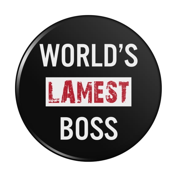World's Lamest Boss Kitchen Refrigerator Locker Button Magnet