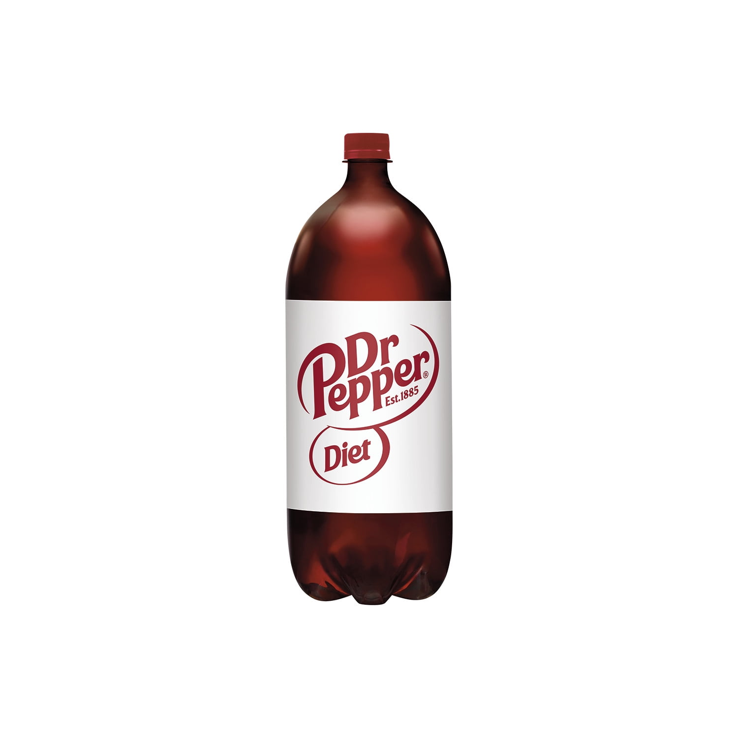 Diet Dr Pepper Soda Pop, 2 L, Bottle