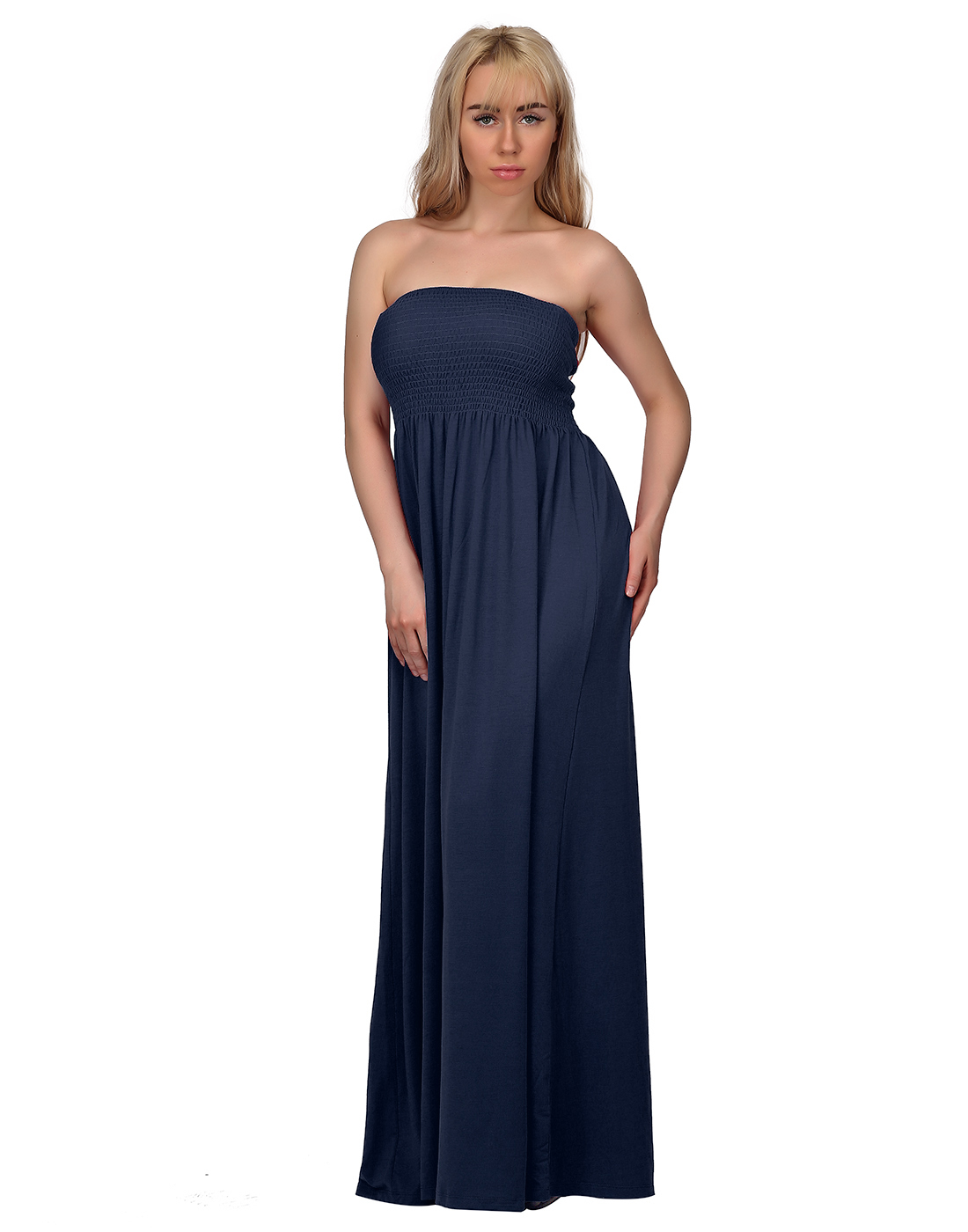 HDE - HDE Women's Strapless Maxi Dress Plus Size Tube Top ...