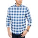 thumbnail image 1 of Nautica - Camisa con botones a cuadros de búfalo para hombre, azul, mediano, 1 of 1