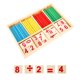 thumbnail image 3 of Juego De Juguetes Educativos De Madera Para Niños, Accesorios De Aprendizaje De Matemáticas Preescolares Para Bebés, Bloques De Madera, 3 of 7