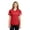 TRUE RED | WHITE, variant on Sport-Tek LST307 Ladies PosiCharge Replica Jersey