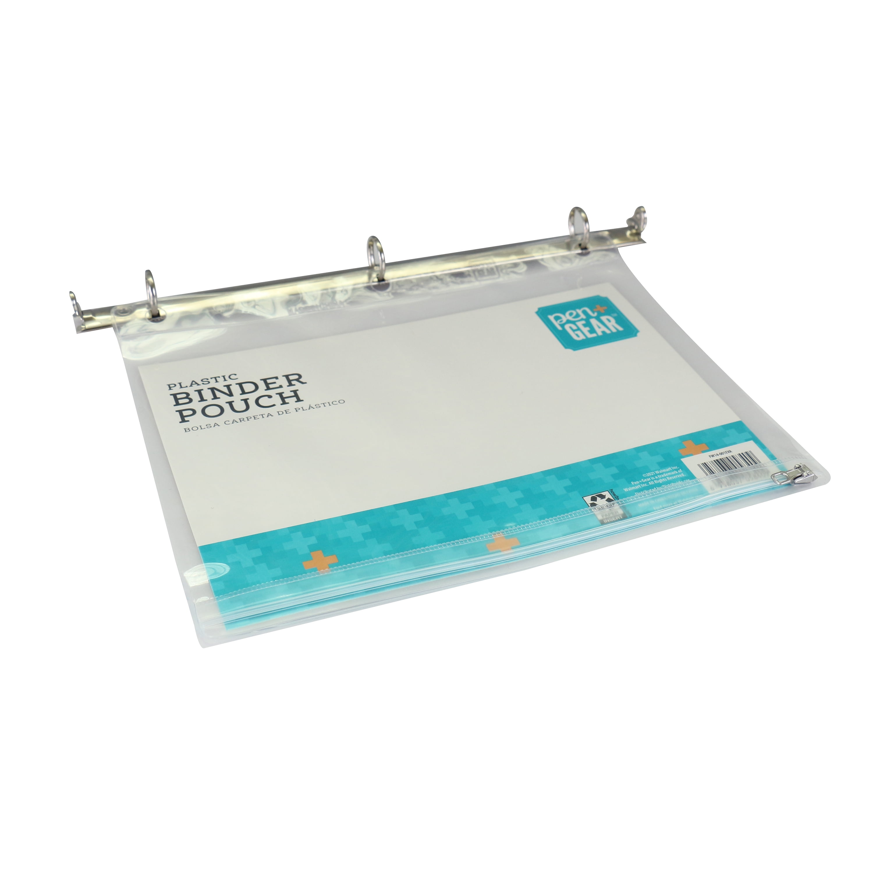 Pen + Gear Plastic Binder Pouch, Clear Model, Assembled Product Height 8" ,Length 10"