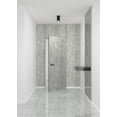 thumbnail image 3 of Invisible Solid Hidden Door with Handle | Planum 0010 Onyx with Black Hidden Frame 28" x 84" Right-hand Outswing Black Frame | Concealed Hinges Lock Handle | Modern Frameless Doors, 3 of 6