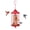 Red, variant on Kingsyard Squirrel Proof Tube Caged Bird Feeders for Outdoors Hanging, Green
