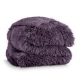 thumbnail image 7 of Bare Home Shaggy Blanket - 90" x 108" - Ultra Soft Fleece - King, Eggplant, 7 of 7