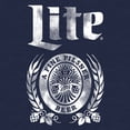 thumbnail image 2 of Tee Luv Men's Hooded Miller Lite Long Sleeve Beer Tee Shirt (S), 2 of 3