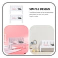 thumbnail image 2 of Shisuyan Mini Bench Model White 2Set 4.13X1.97X2.75In Wooden Cloth Synthetic Material, 2 of 9