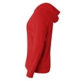 thumbnail image 3 of A4 Full Zip Color Block Fleece Hoodie For Youth Male in Scarlet/Graphite | NB4251, 3 of 3