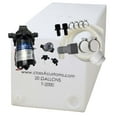 thumbnail image 1 of Class A Customs | 20 Gallon RV Concession Fresh Water Tank with Plumbing Kit & 12 Volt Water Pump | T-2000-BPK-PUMP, 1 of 4