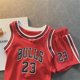 thumbnail image 1 of Children's basketball uniform suit jersey boys and girls primary school students' jersey Kobe jersey short sleeve pink jersey wonderful ling, 1 of 5