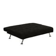 DHP Milo Kids Sofa Futon, Black