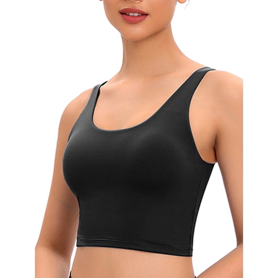 Tinglu Sexy Women Tube Top Chest Pad Vest Without Steel Ring Sling Vest Comfortable Bra