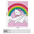 Custom HelloKittySanrio Kawaii Blanket for Kids & Adults, Anti