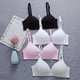 thumbnail image 1 of 2022 Simple Pure Cotton Girl Underwear Student Bra Breathable Thin Section Without Steel Ring Comfortable BraBlack70(AB) He Qiyong unisex, 1 of 1