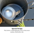 thumbnail image 4 of Advancent Camping Folding Handle Spoon Stainless Steel Kitchen Sturdy Outdoor Picnic Barbecue Skimmer Tableware Multi-functional Cooking Type2 NO2, 4 of 6