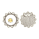 thumbnail image 1 of Cara de máscara aturdida Unbranded broche plata M, 1 of 3