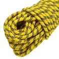 thumbnail image 4 of Uxcell 1Pc Polypropylene Rope Diamond Braid Nylon Cord High Strength 3/8" x 98ft Yellow, Black, 4 of 6