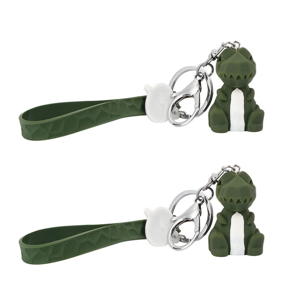 FESTFENDS 2Ud Llavero Cartoon De Metal Y PVC Para Decorar Y Accesorios