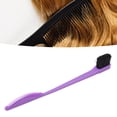 thumbnail image 4 of Double Sided Eyebrow Comb, Dual Edge Brush Comb Multifunctional Soft Hard Moderate Convenient Rounded Comb Teeth  For Hair Salon, 4 of 8
