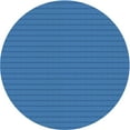 thumbnail image 1 of Ahgly Company Indoor Round Patterned DodgerBlue Area Rugs, 6' Round, 1 of 6