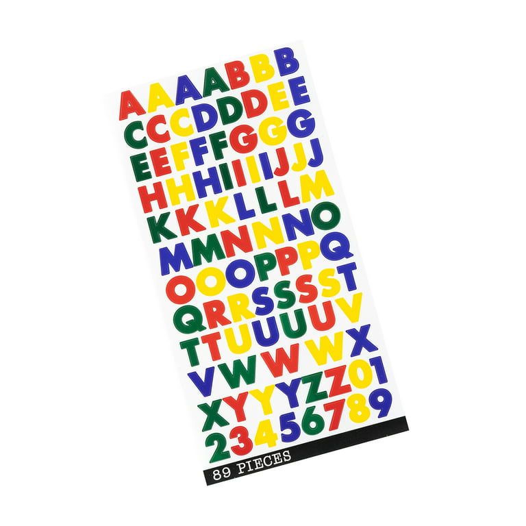 Sticko Alphabet Stickers-Black Dot Numbers Small - 015586927504