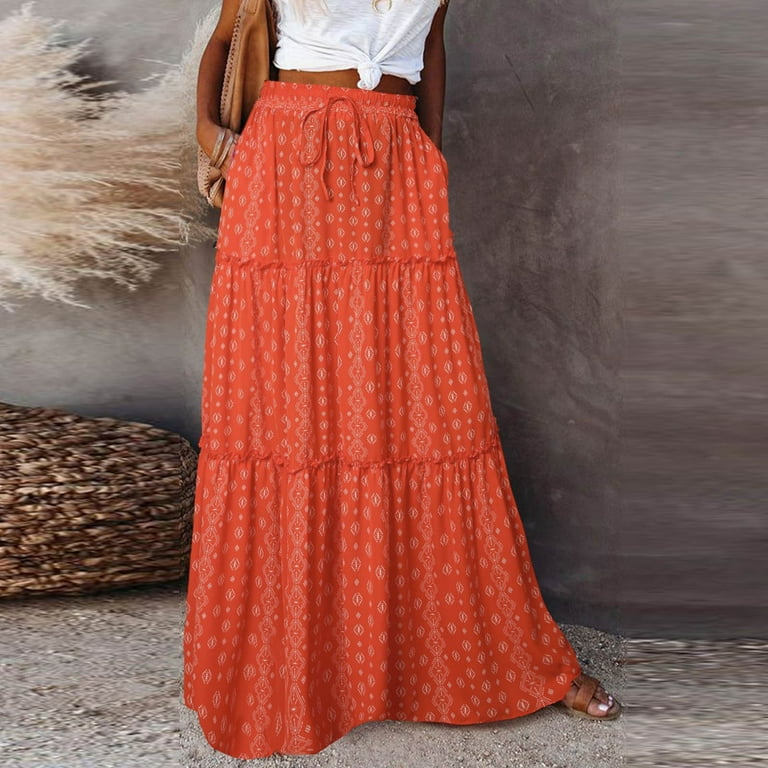 Clearance! Long Skirts Fall for Women 2025 Womens Flowers Clearance! Long Skirts Fall for Women 2025 Womens Flowers