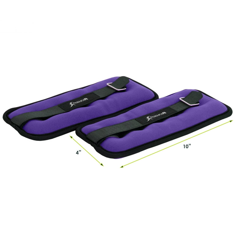 ProsourceFit Ankle Weights 2.5 Set of 2 Purple Walmart