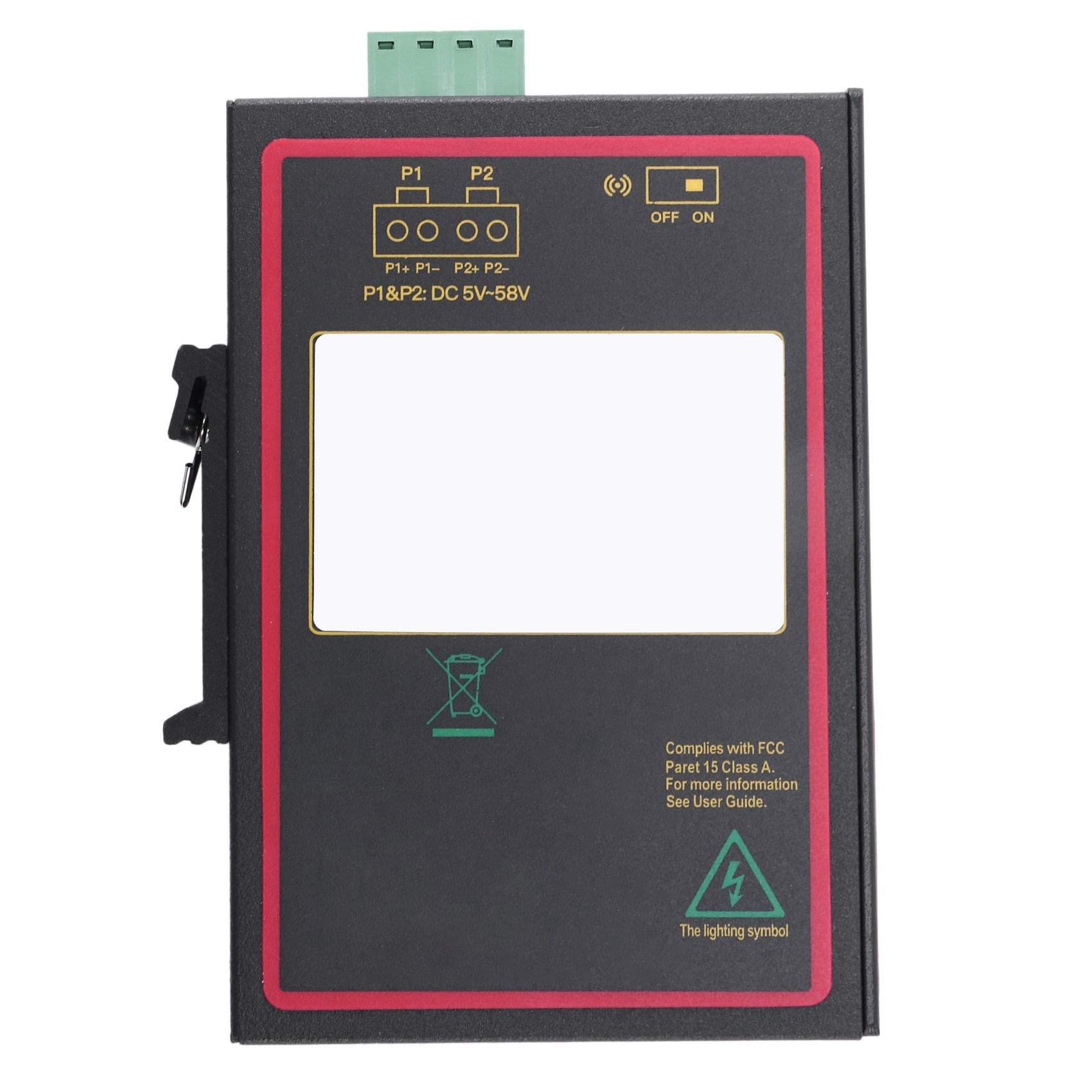 5-Port RJ45 10/100M Ethernet Desktop Switch Network Laptop DIN Rail Type