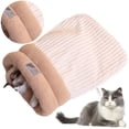 thumbnail image 4 of Cama para gatos Saco dormir Felpa suave cachorros y gatitos interior 5-8, 4 of 9